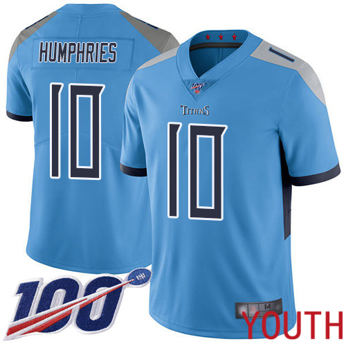 Tennessee Titans Limited Light Blue Youth Adam Humphries Alternate Jersey NFL Football 10 100th Season Vapor Untouchable